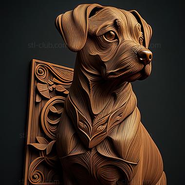 3D model st dog (STL)